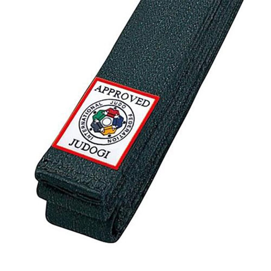 CIintura Nera Judo MIZUNO JAPAN BLACK BELT OMOLOGATA IJF