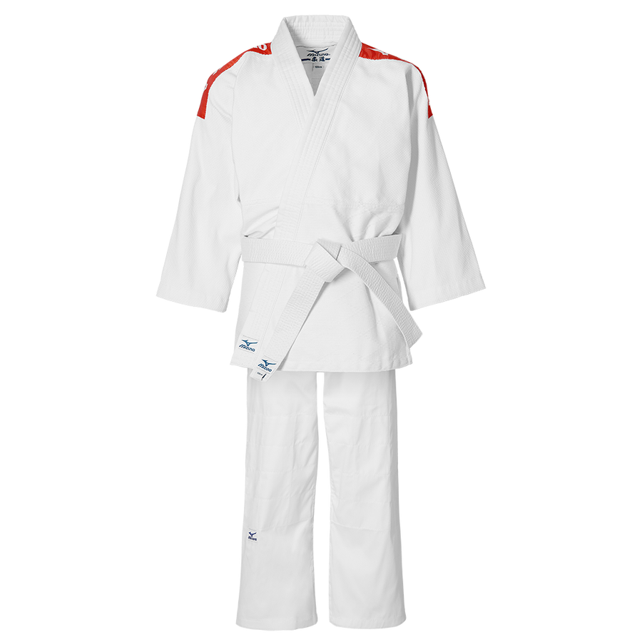 Judogi MIZUNO KODOMO PLUS BELT SET Rosso